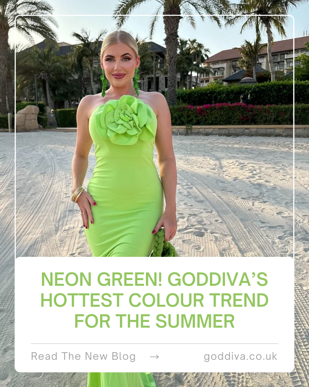 Neon Green! Goddiva's Hottest Colour Trend for the Summer Neon Green! Goddiva's Hottest Colour Trend for the Summer