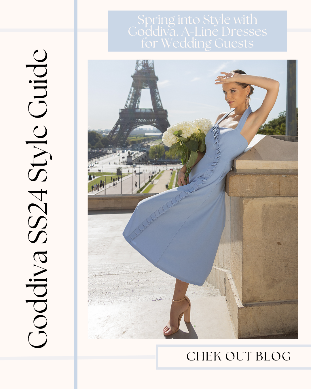 Spring into Style with Goddiva. A Line Dresses for Wedding Guests
