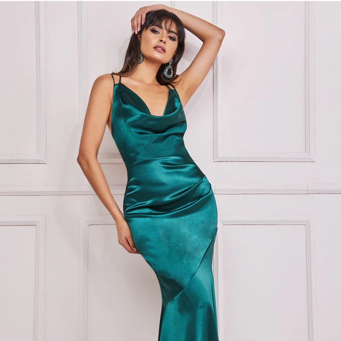 Satin Dresses | Sleek Evening & Wedding Styles | Goddiva Satin Dresses | Sleek Evening & Wedding Styles | Goddiva