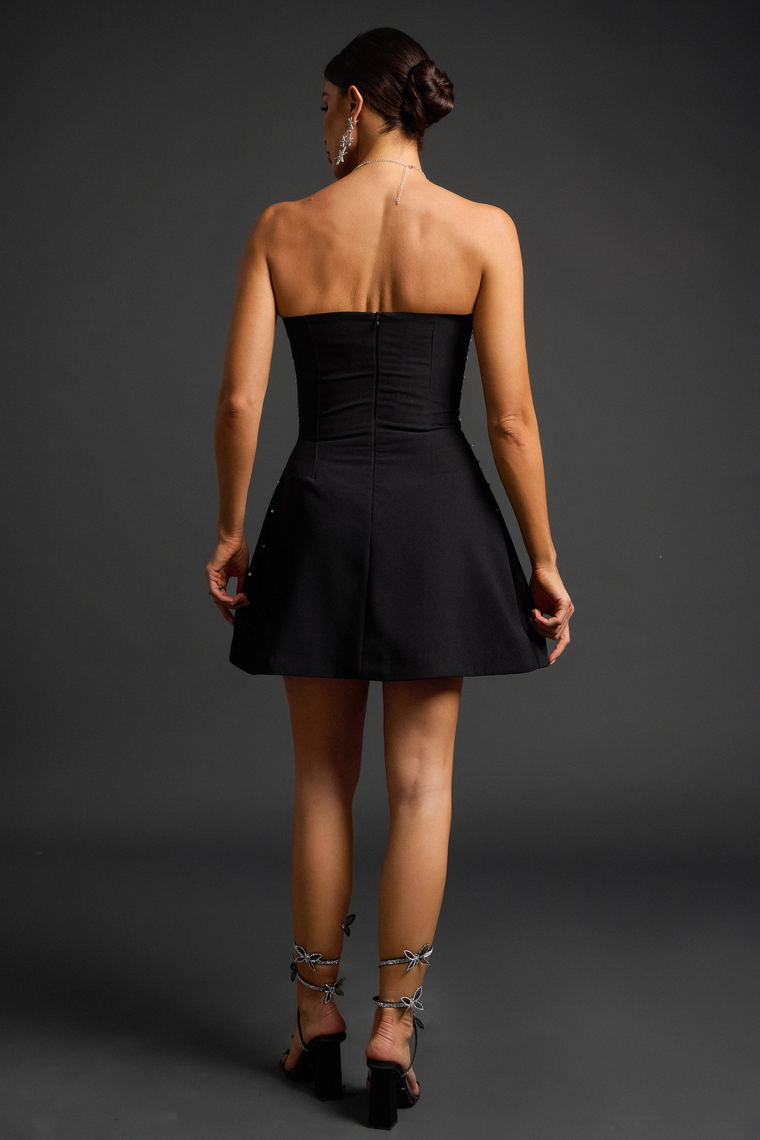 Mavis Strapless Diamond Mini Dress D240901532