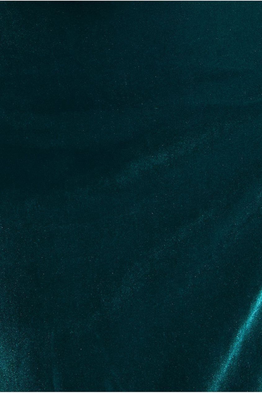 Scalloped Lace & Velvet Maxi Dress - Emerald Green DR3972M