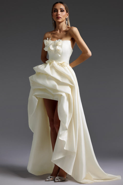 Tabitha Sleeveless Flowers Trailing Maxi Dress by Bella Barnett