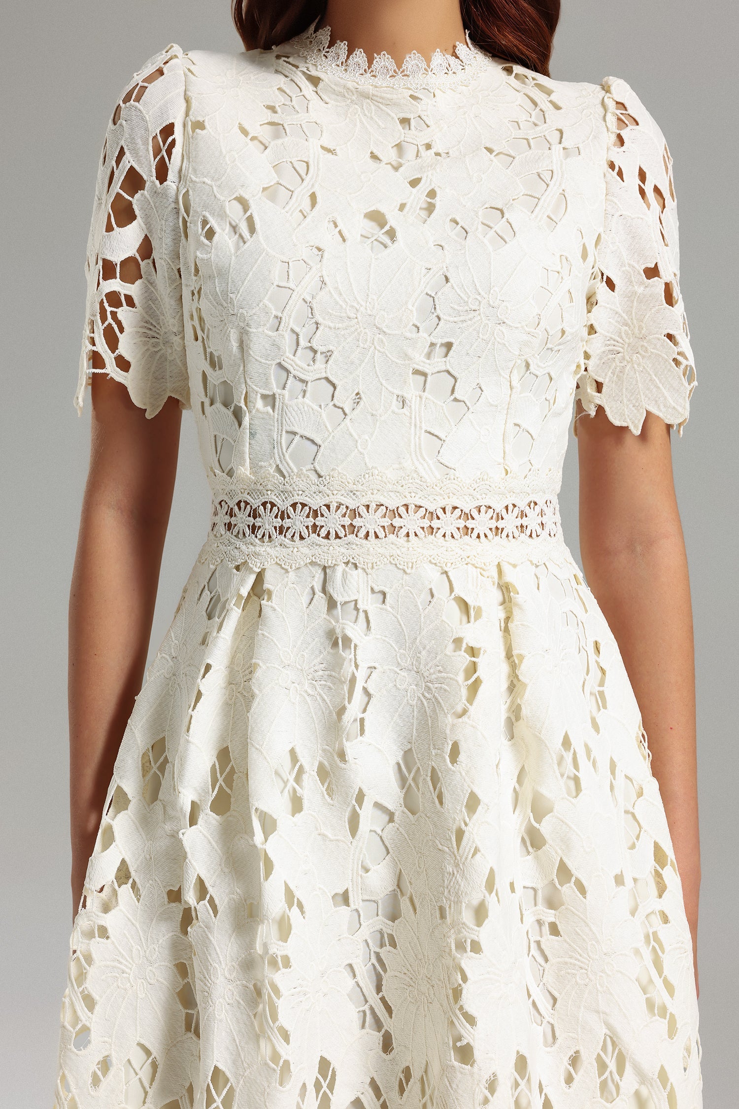 Jaca Lace Midi Dress C240300605