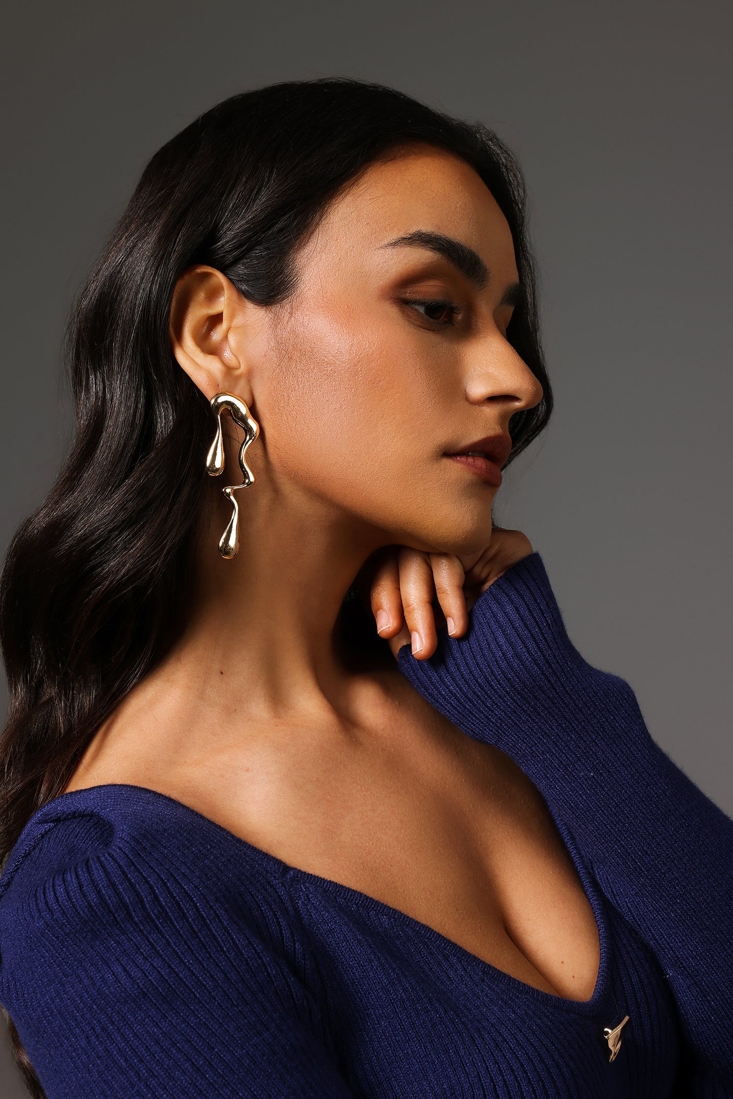 Rode Irregularity Water Drop Earrings A241200403