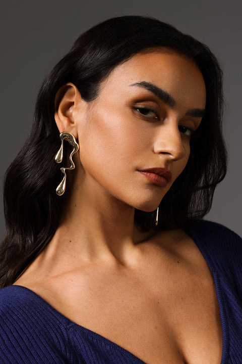Rode Irregularity Water Drop Earrings by Bella Barnett