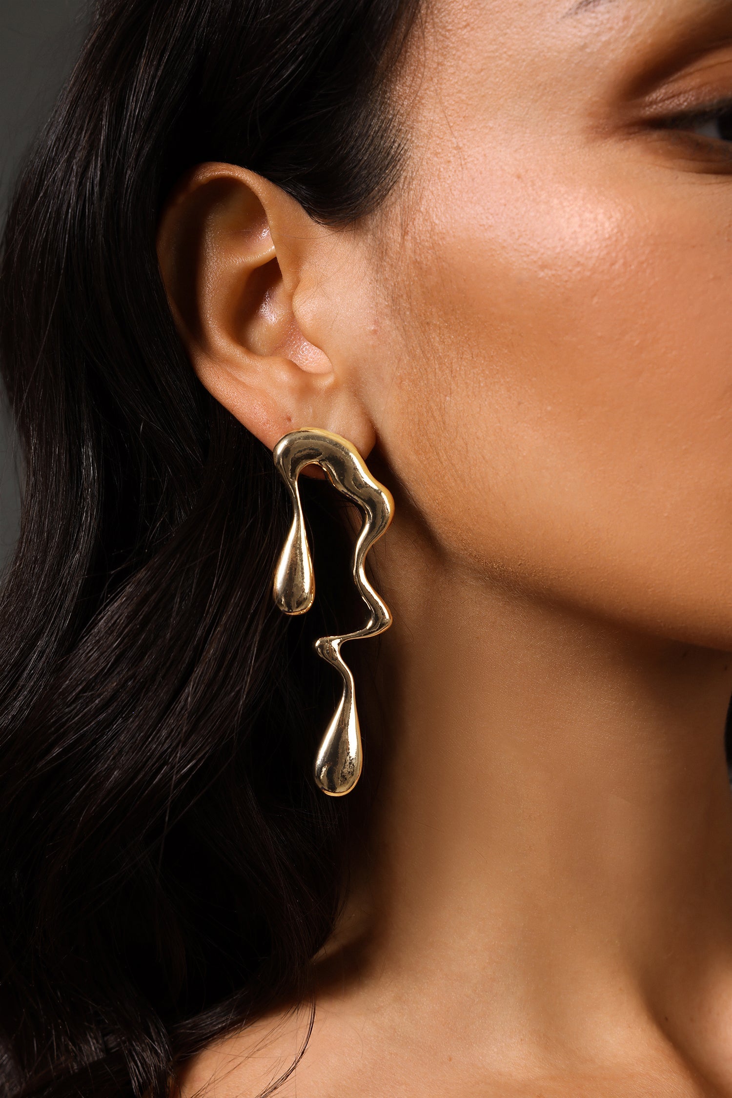 Rode Irregularity Water Drop Earrings A241200403