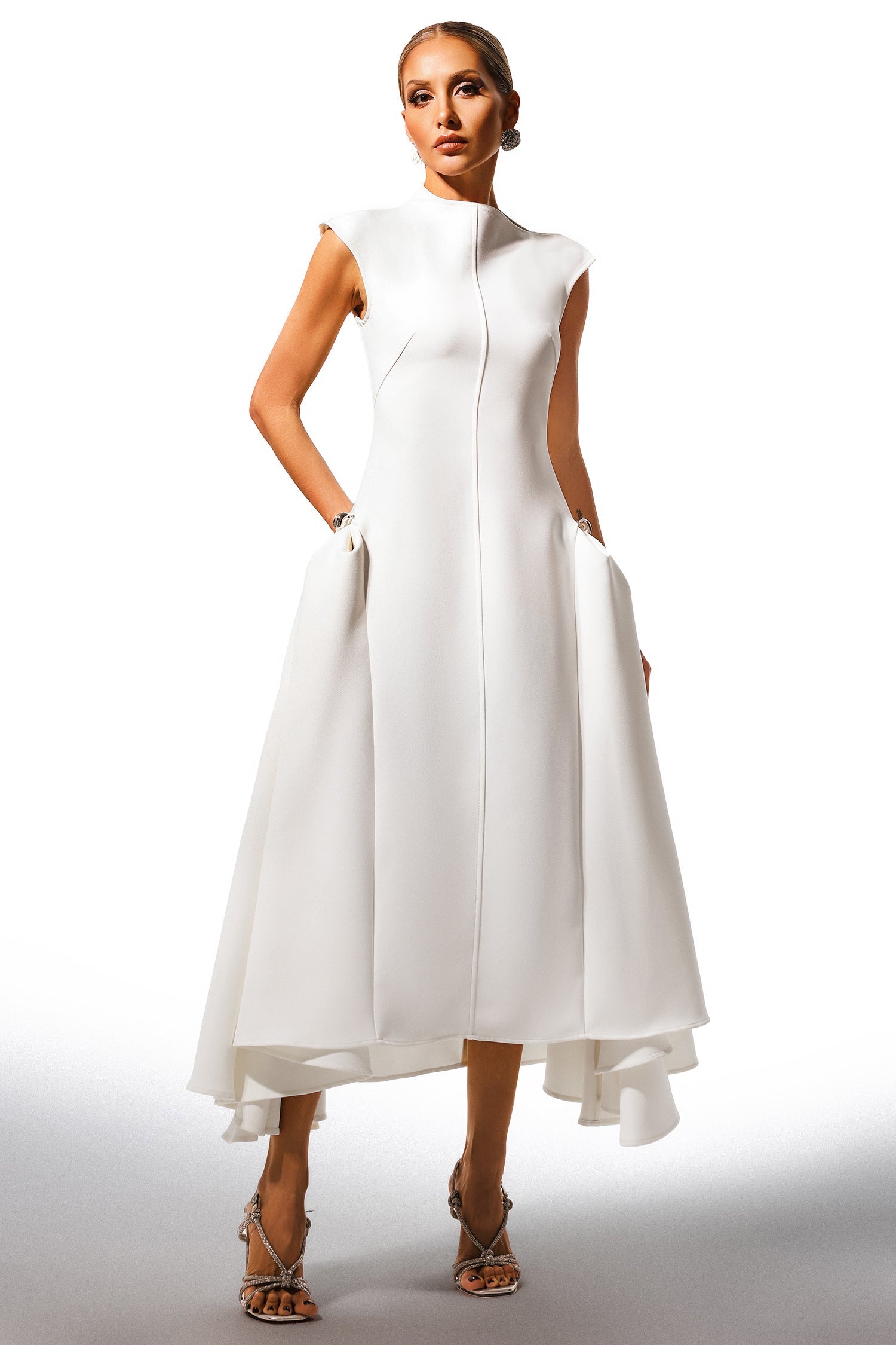 Paca Choker Sleeveless Maxi Dress D250101101