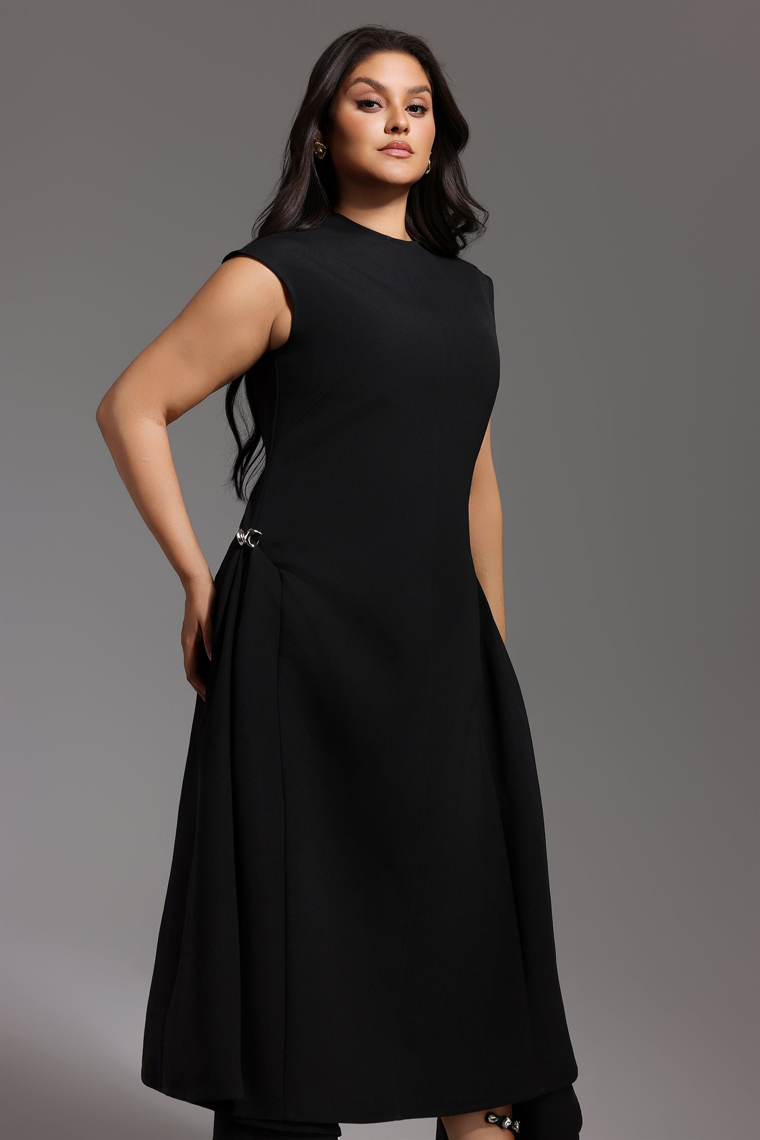 Paca Choker Sleeveless Maxi Dress D250101101