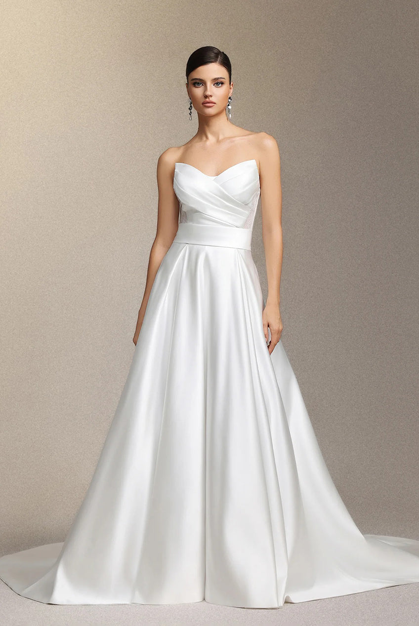 Faran Strapless Maxi Wedding Dress W250706338