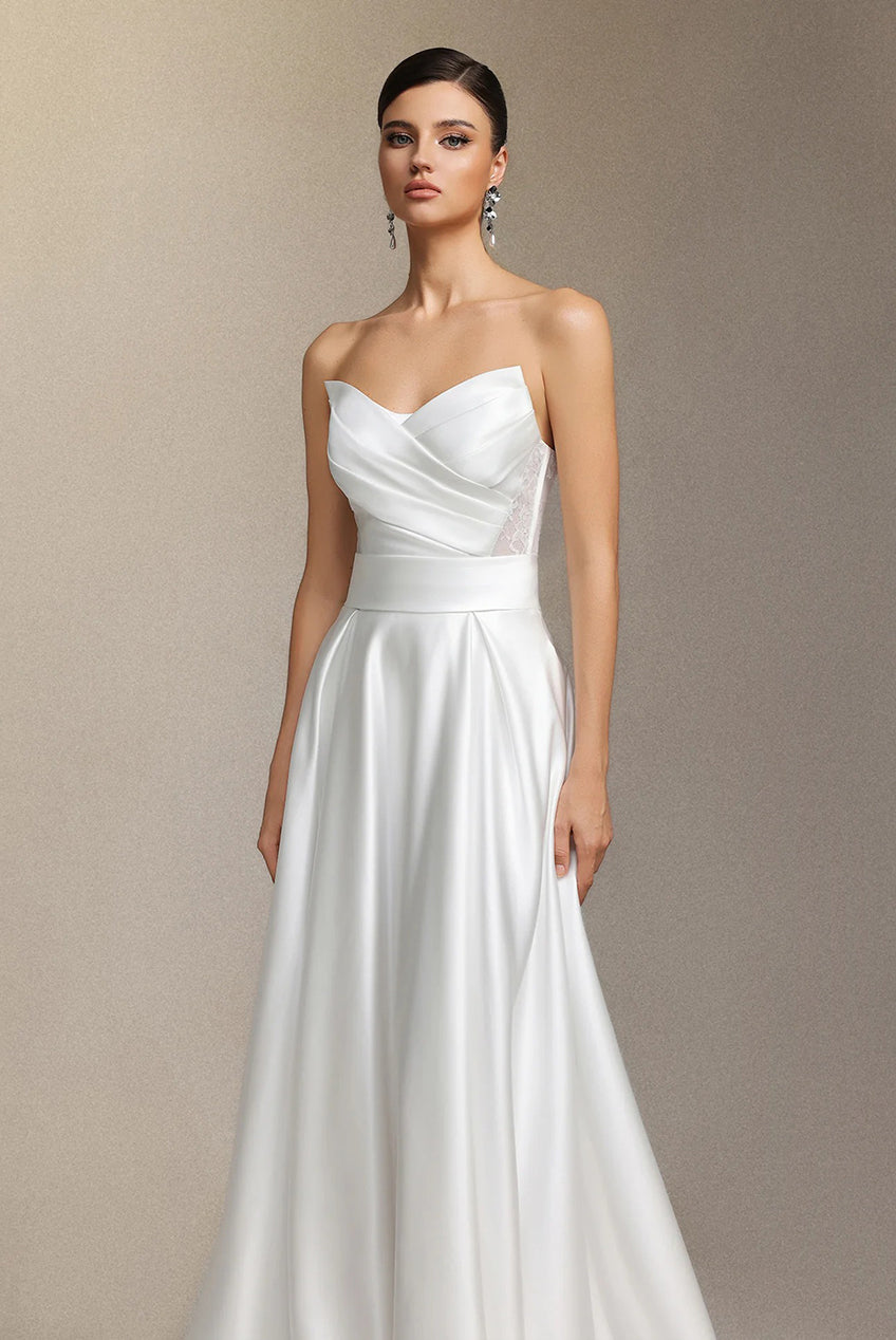 Faran Strapless Maxi Wedding Dress W250706338
