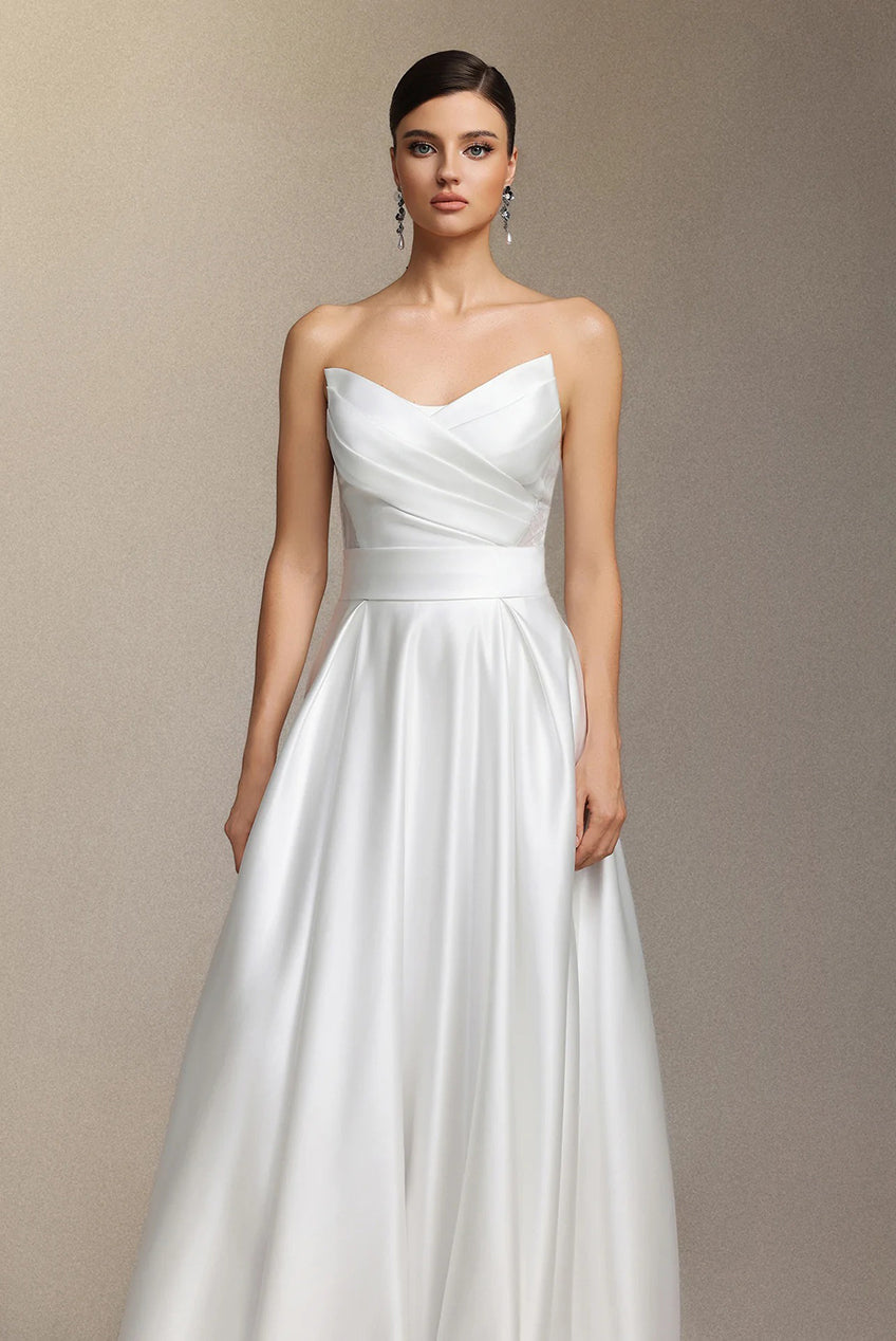 Faran Strapless Maxi Wedding Dress W250706338