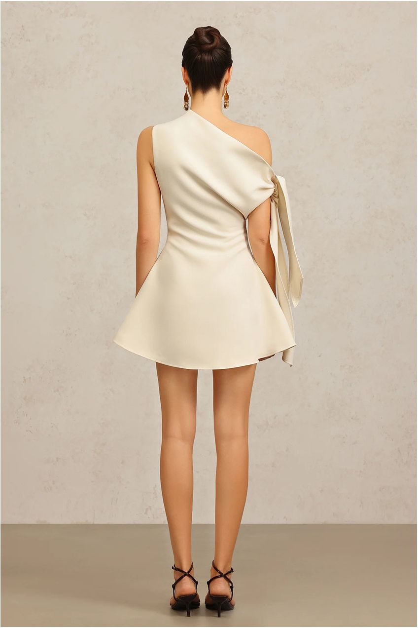 Retale One Shoulder Mini Dress C250300323