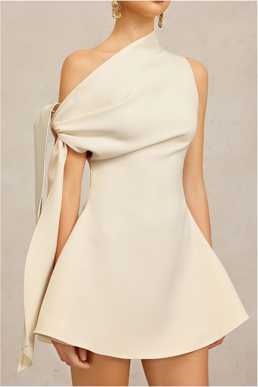 Retale One Shoulder Mini Dress C250300323
