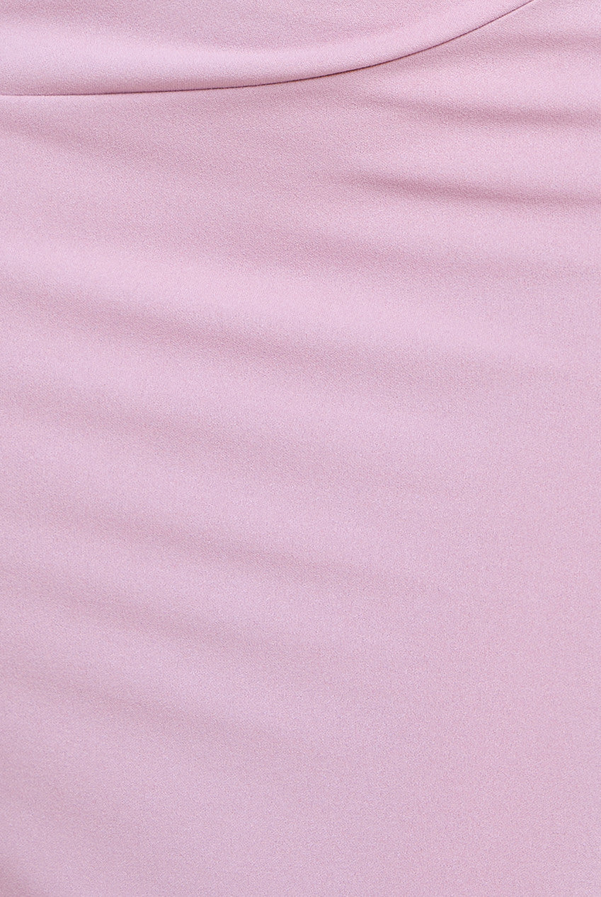 Off The Shoulder Frill Bodice Midi Dress - Rose Pink DR4255