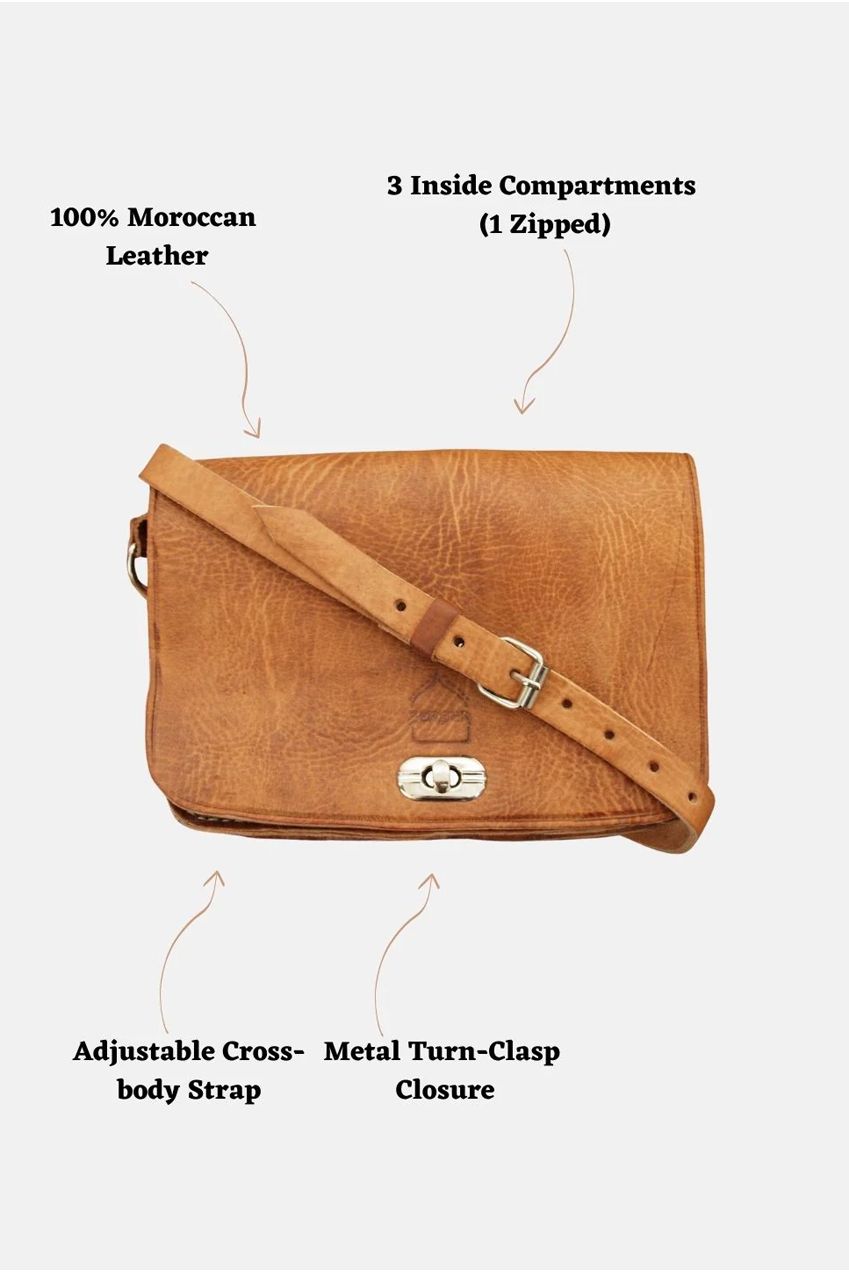 The Kenitra Cross-Body Bag In Tan 2207