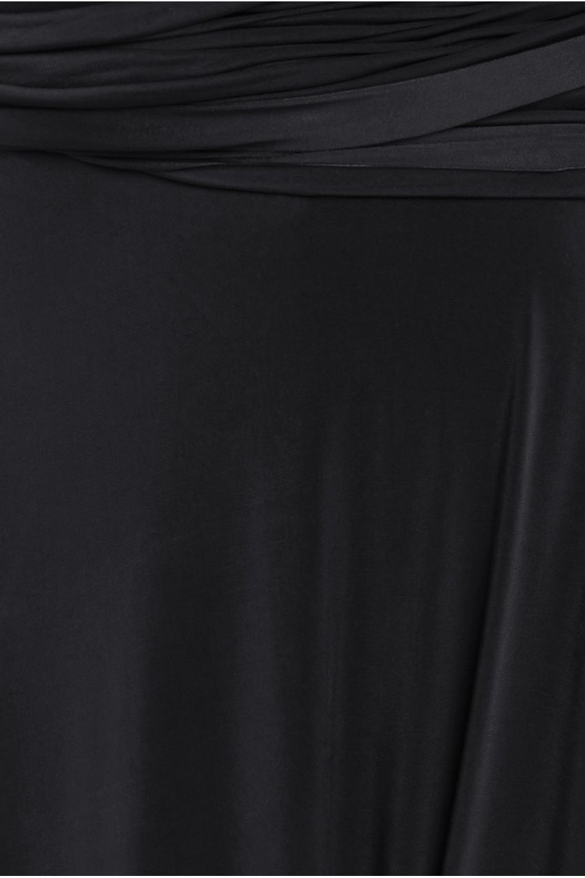 Multiway Tie-Up Maxi Dress - Black DR1186BB