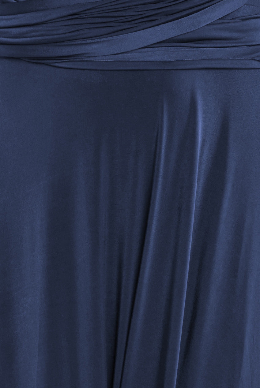 Multiway Tie-Up Maxi Dress - Navy DR1186B