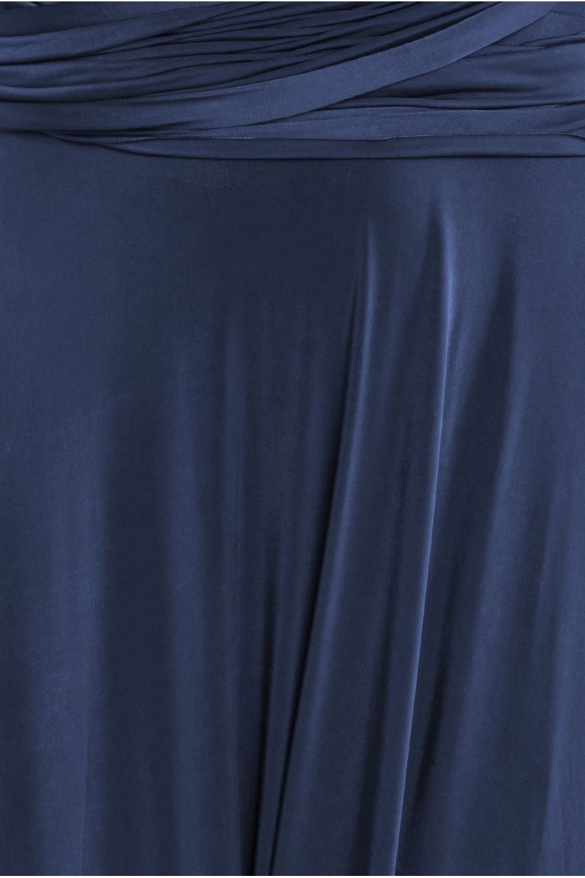 Multiway Tie-Up Maxi Dress - Navy DR1186B
