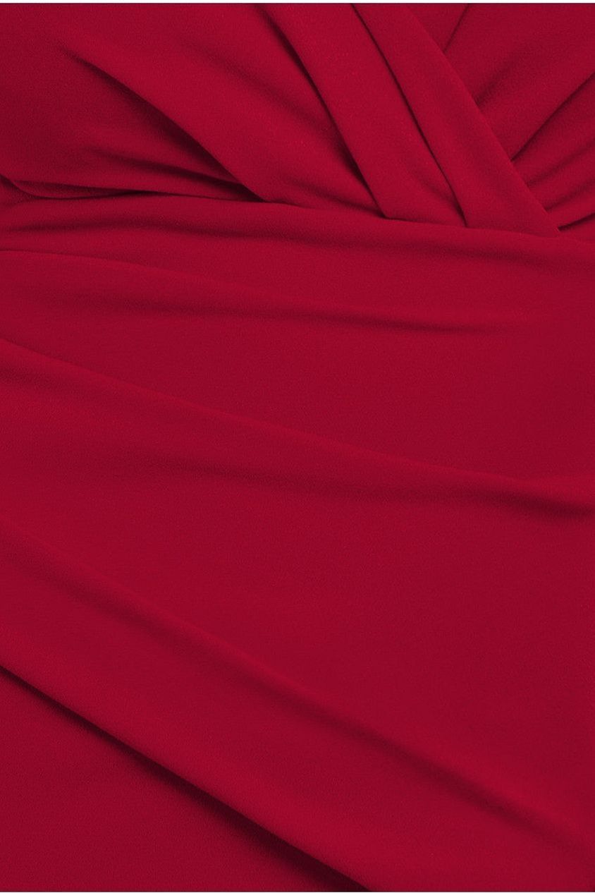 Bardot Pleated Maxi Dress - Wine DR1092