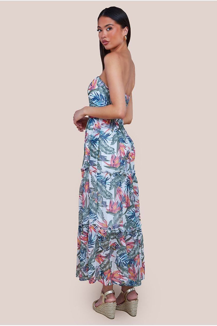Bandeau Printed Maxi - Jungle Print DR3562