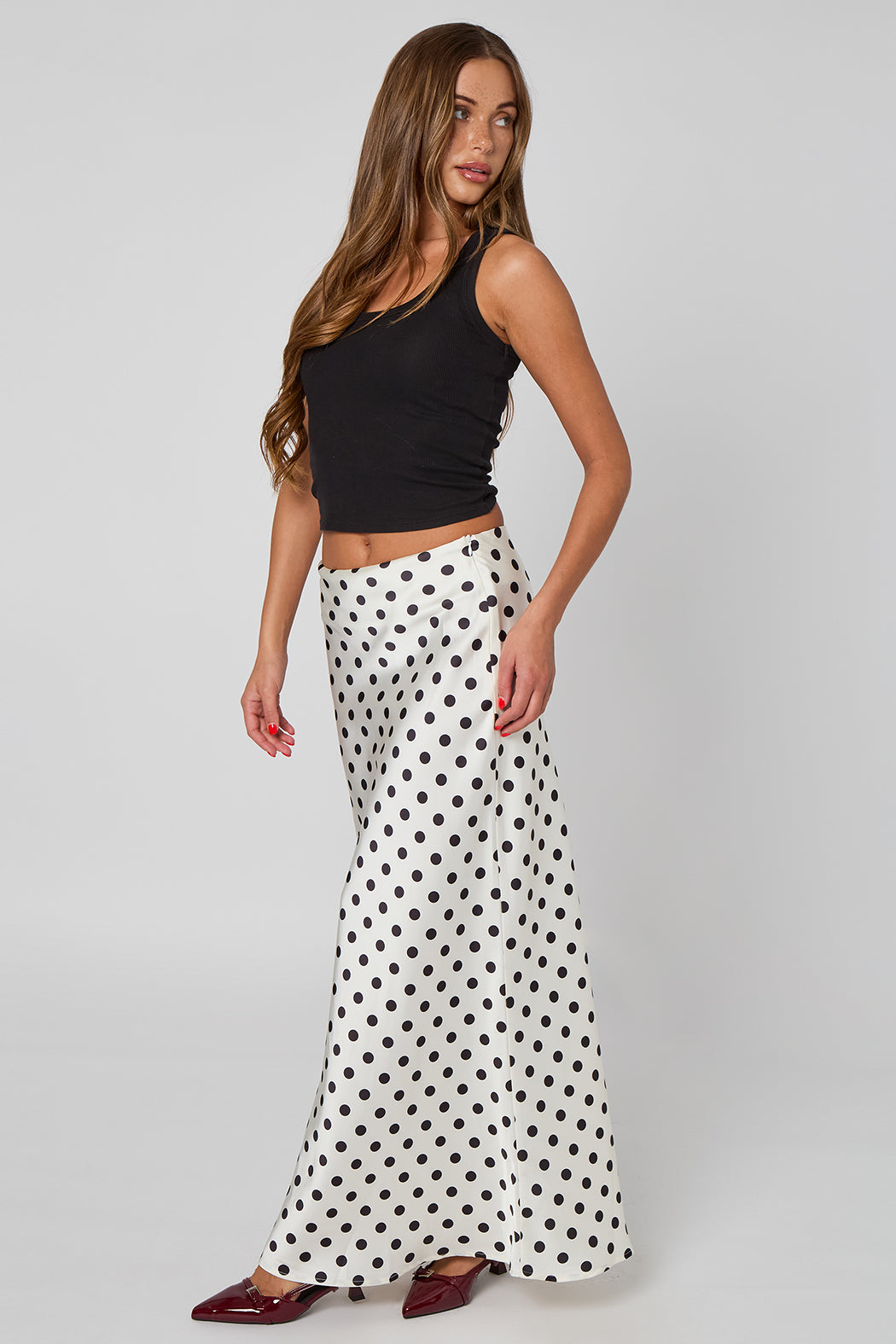 Spot Maxi Skirt 40SKT37759-c13