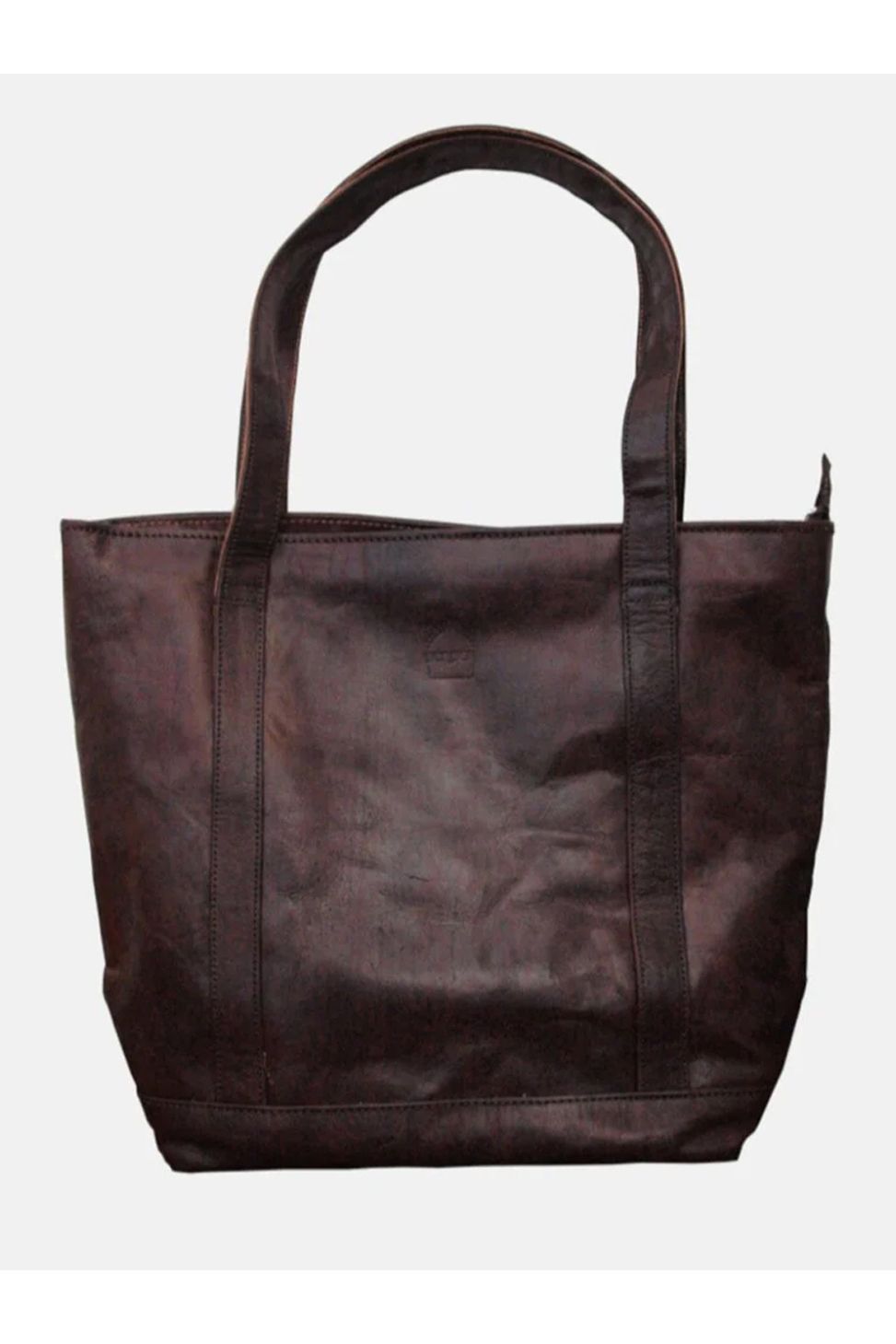 The Nador Tote Bag In Dark Brown 4402