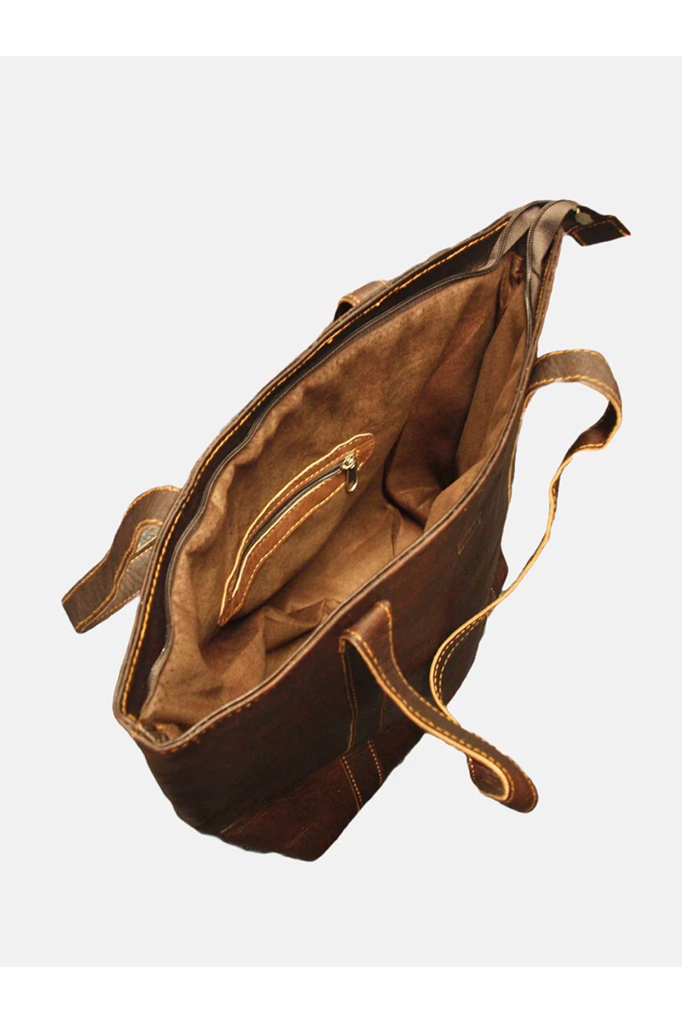 The Nador Tote Bag In Dark Brown 4402