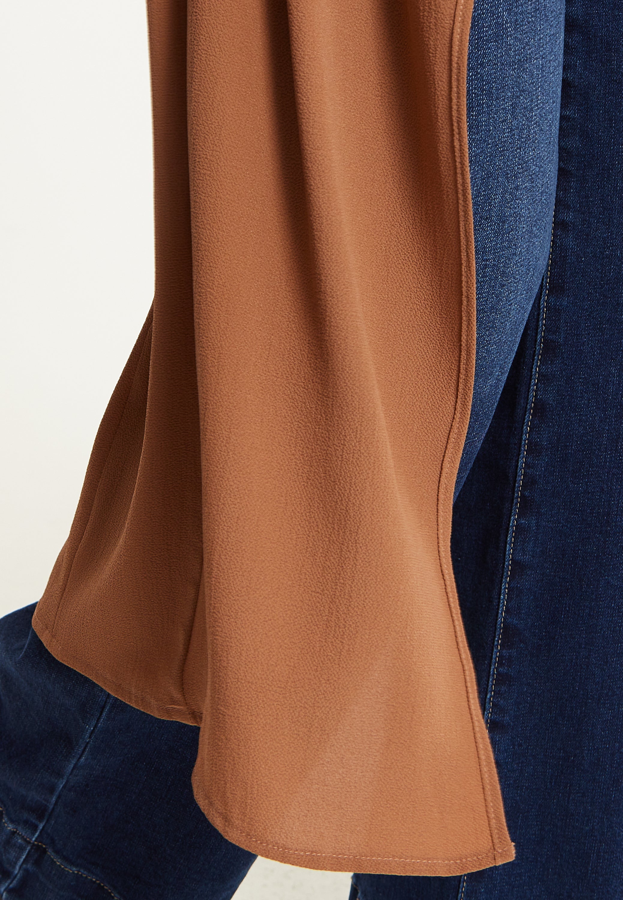 Camel Waterfall Duster Coat 25AW-44038