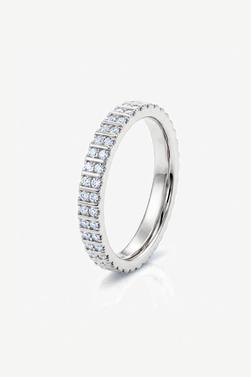 Double Row Stacking Ring In Gold Or Silver 332-size6
