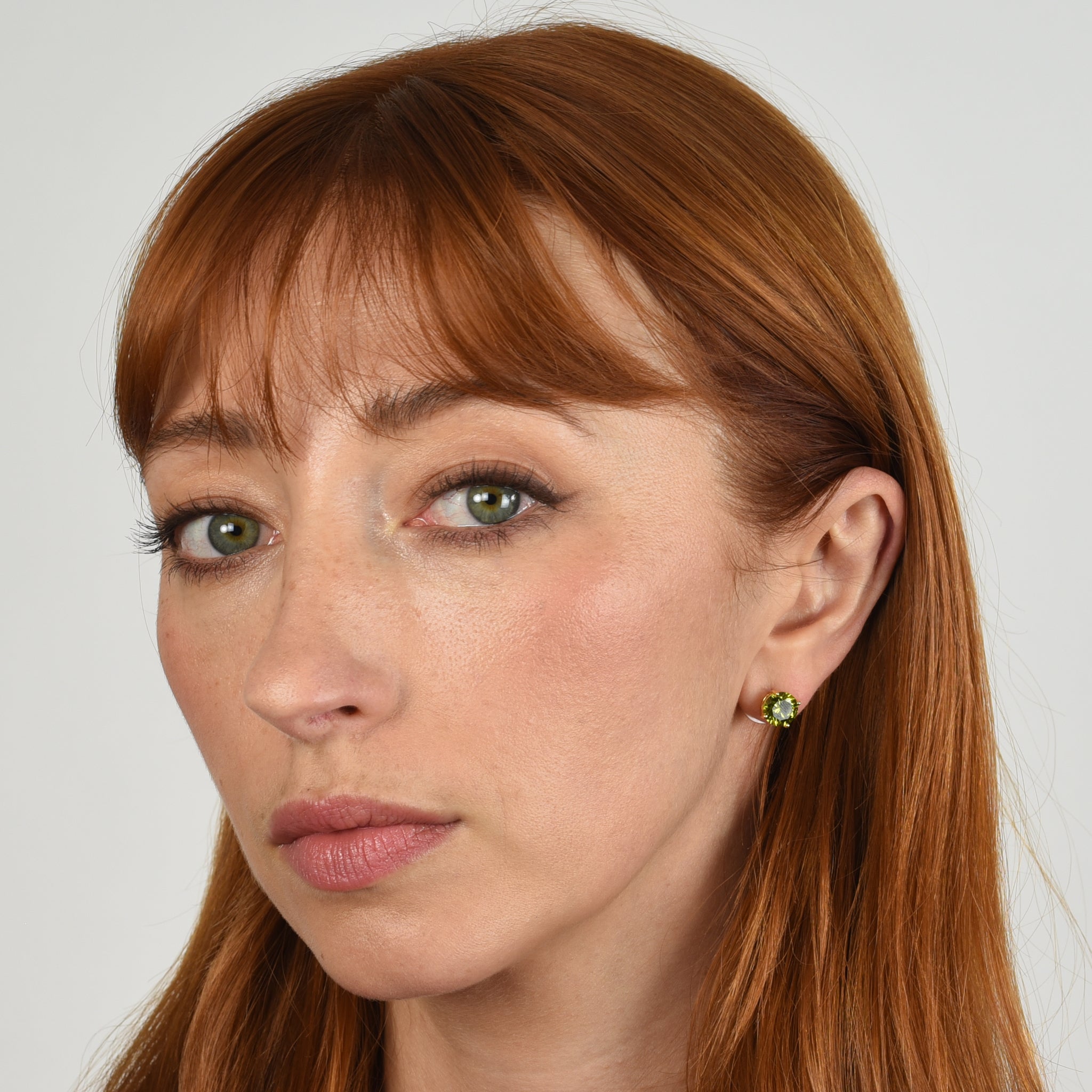 Lana 8mm Olivine Earrings 480391G034