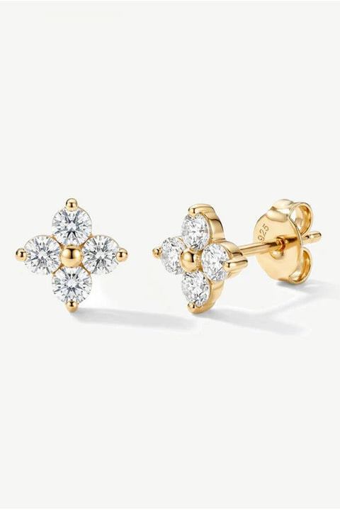 Tiny Hydrangea Stud Earrings by MUCHV