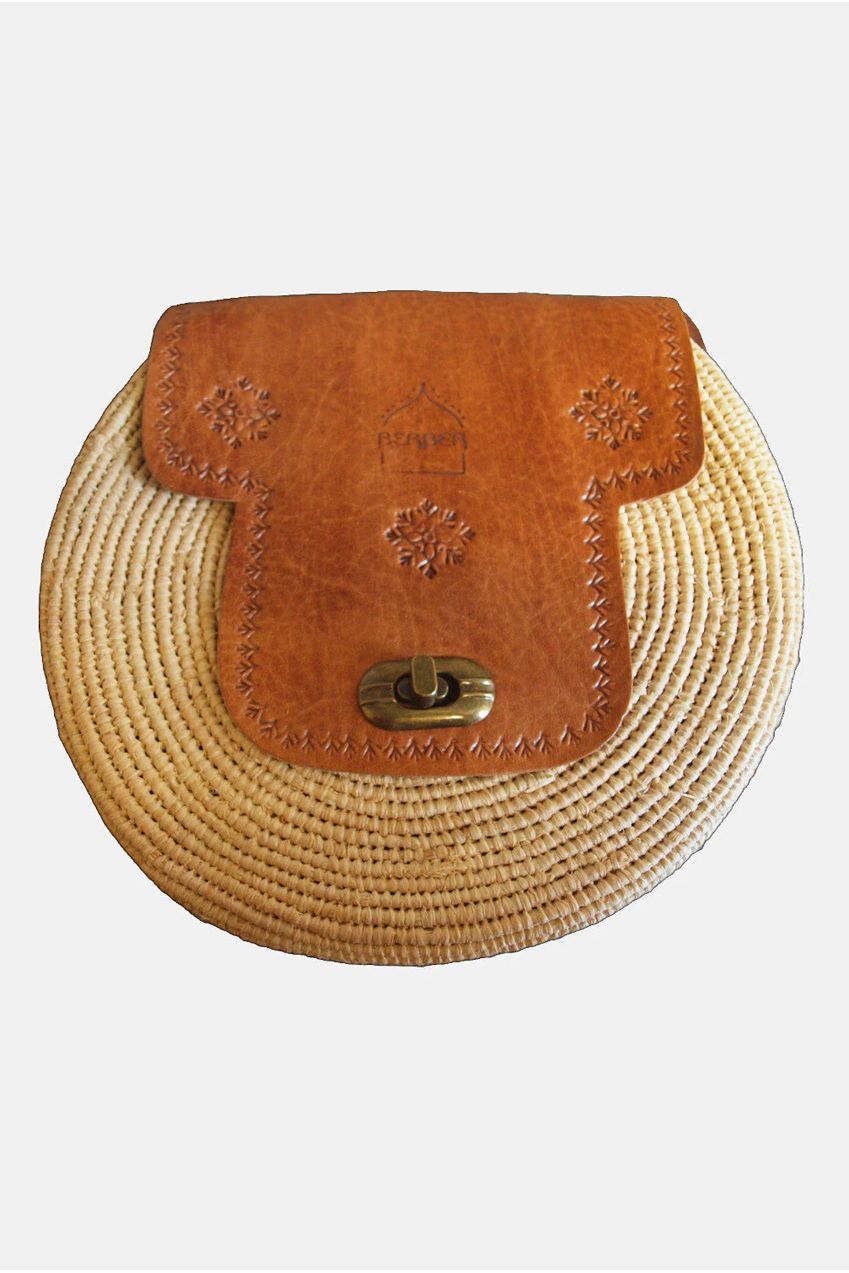 The Safi Rattan Round Bag - Tight Weave 7004