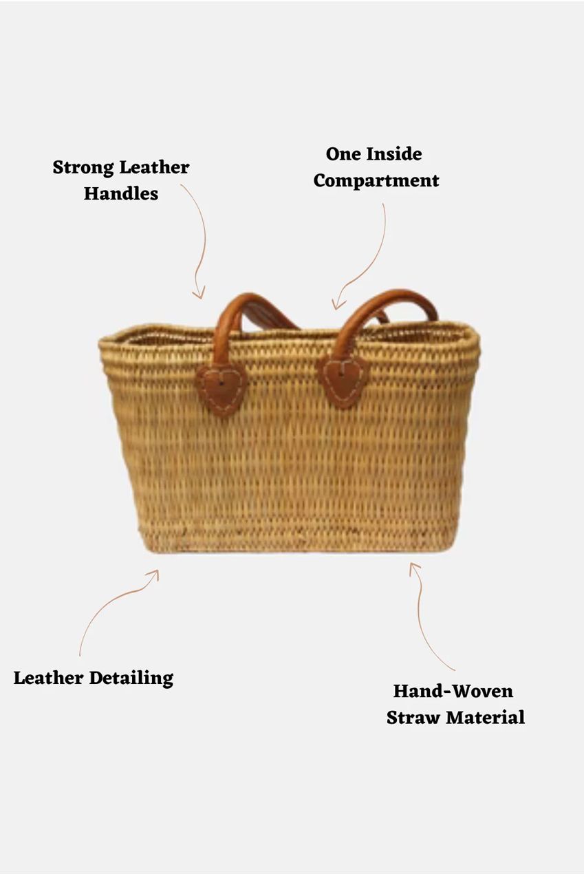 The Safi Small Basket Tote 7005