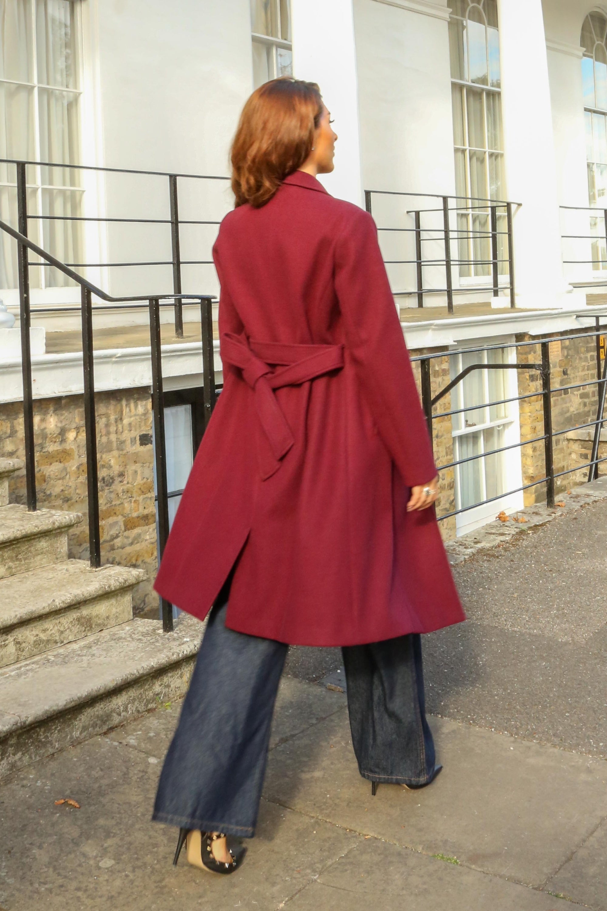 Double Breasted Shawl Collar Coat OU0000634