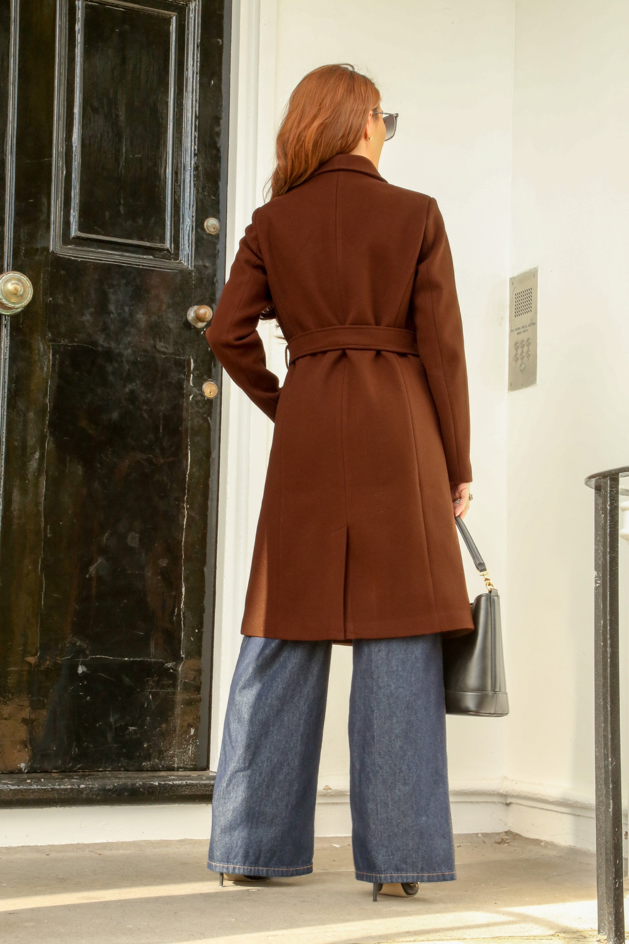 Double Breasted Shawl Collar Coat OU0000633