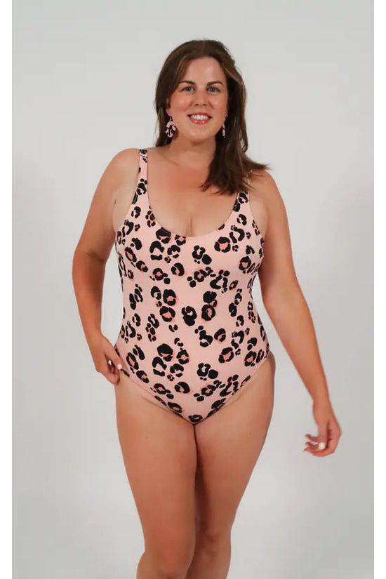 Swimsuit In Pink Leopard PLSS23