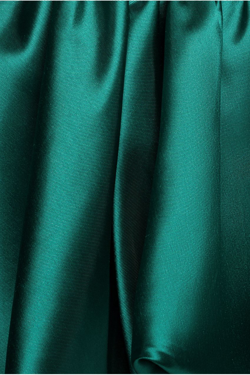 Corset Boobtube Babydoll Mini Dress - Emerald Green DR4771