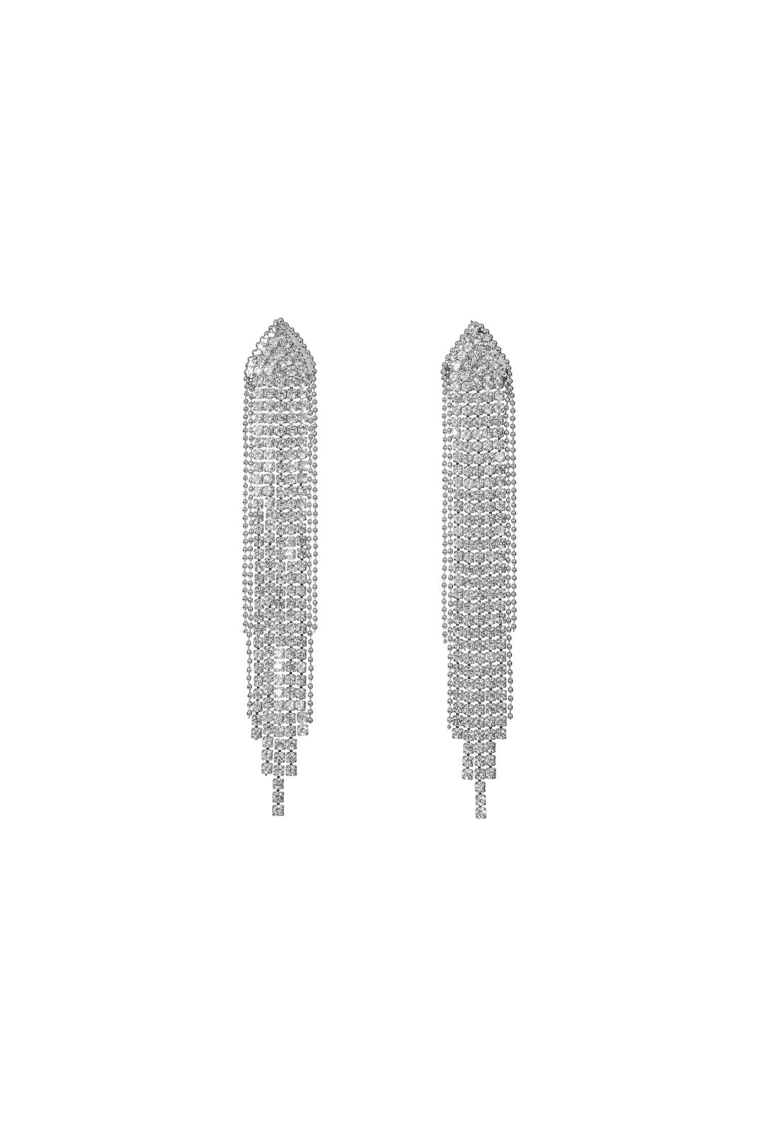 Rosie Diamond Tassel Maxi Earrings A241200322