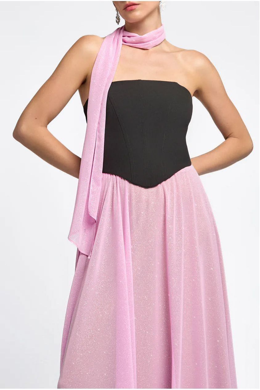 Glitter Chiffon Scarf AC02