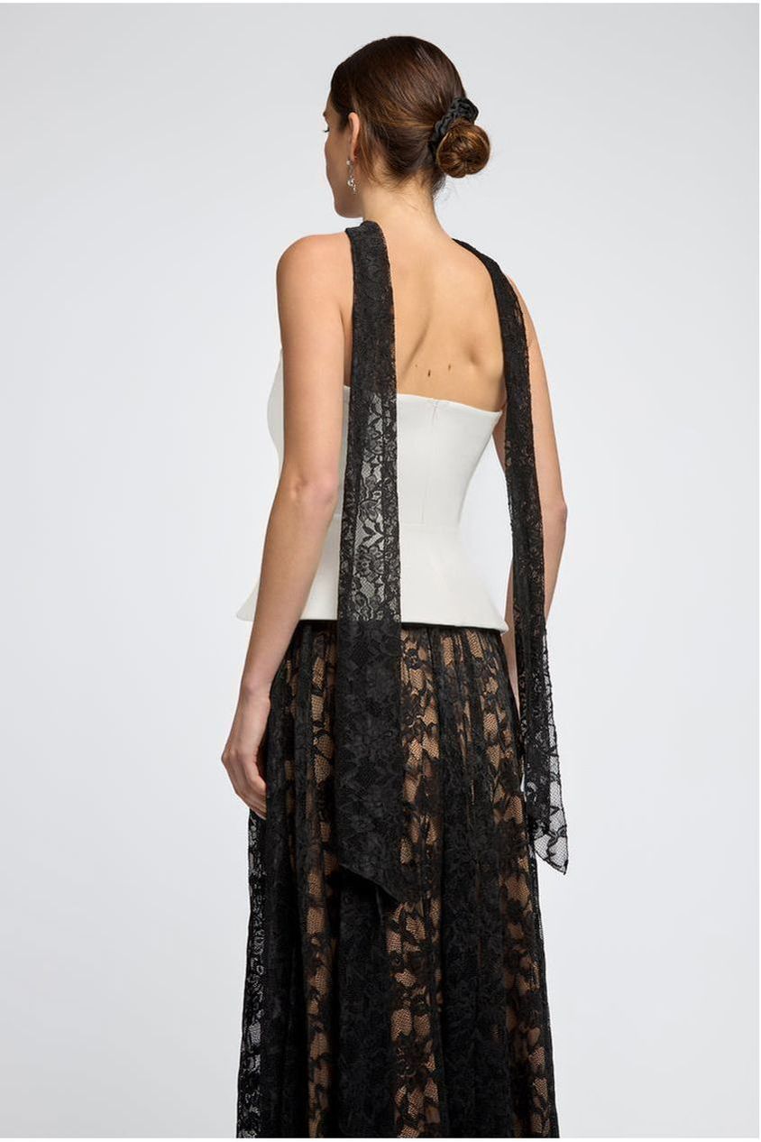 Floral Lace Scarf AC03