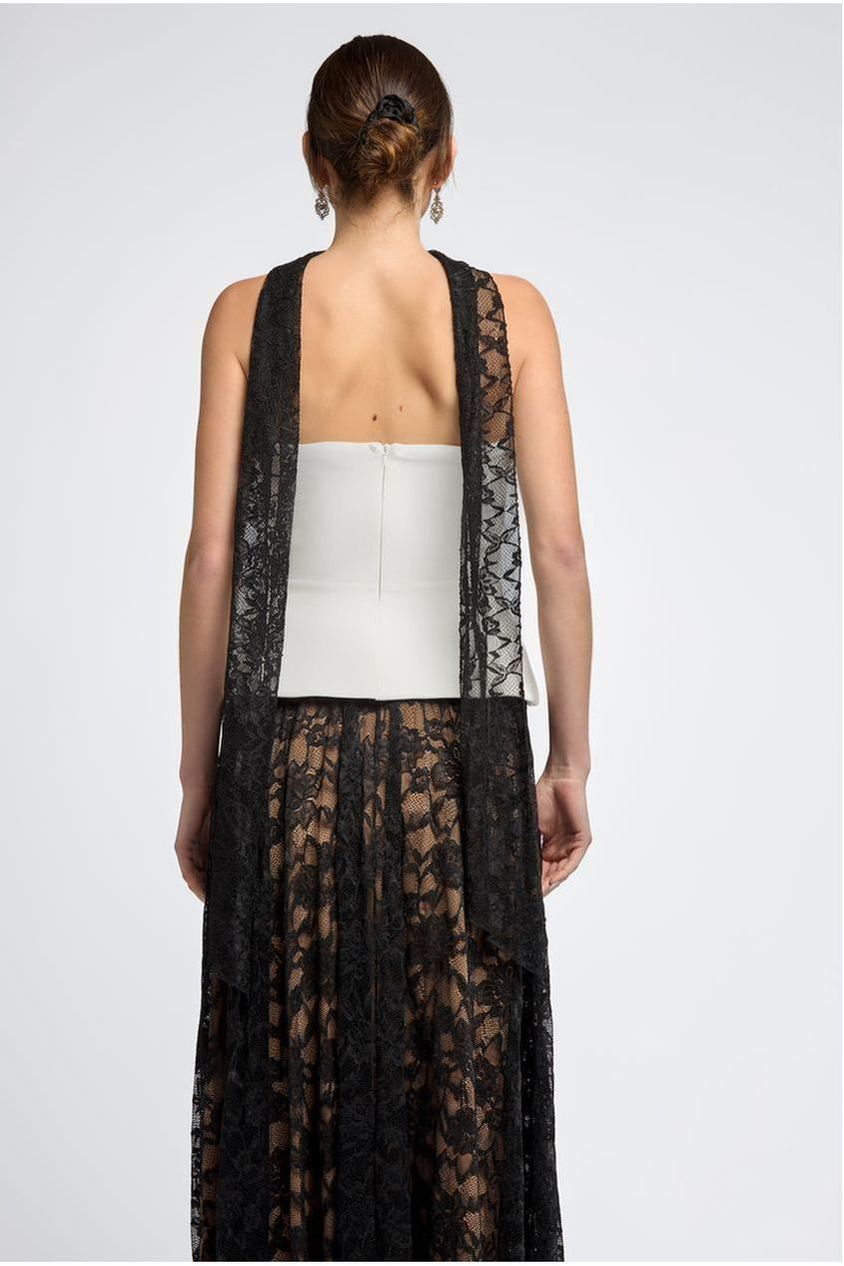 Floral Lace Scarf AC03