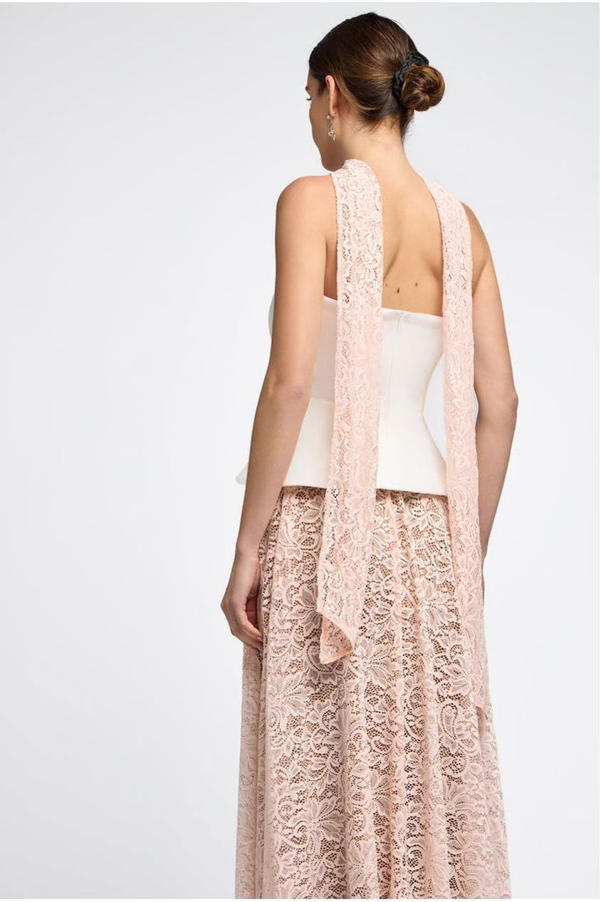 Floral Lace Scarf AC06