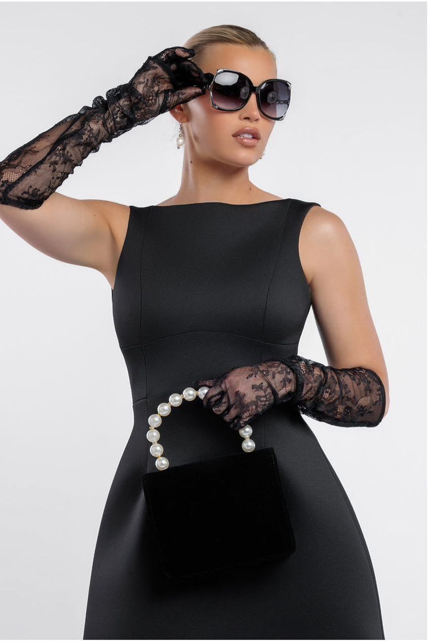 Embroidered Mesh Gloves AC11