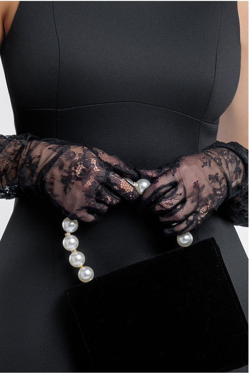 Embroidered Mesh Gloves AC11
