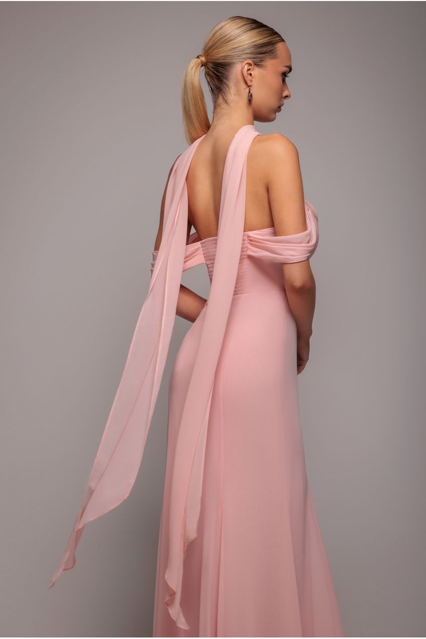 Chiffon Scarf - Blush Pink AC15