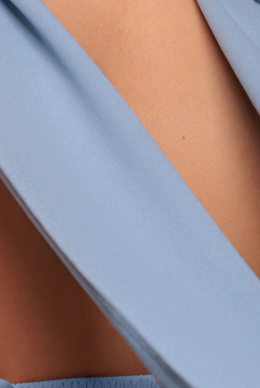 Chiffon Scarf - Dusky Blue AC15