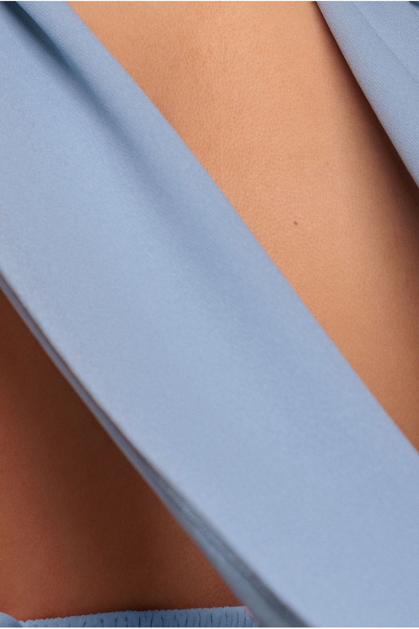 Chiffon Scarf - Dusky Blue AC15