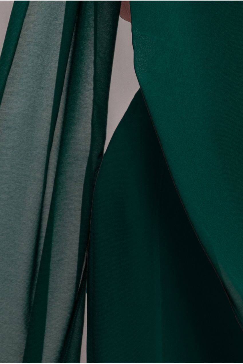 Chiffon Scarf - Emerald Green AC15