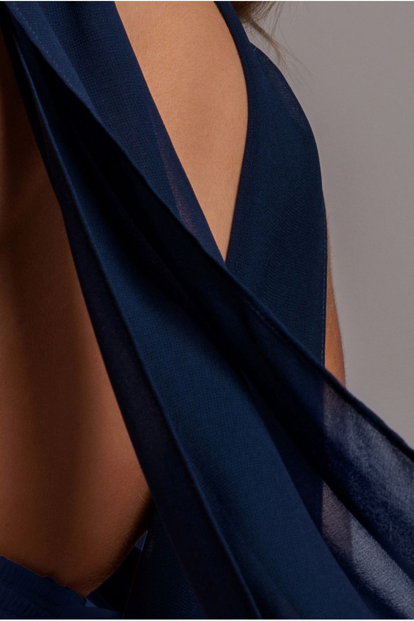 Chiffon Scarf - Navy Blue AC15