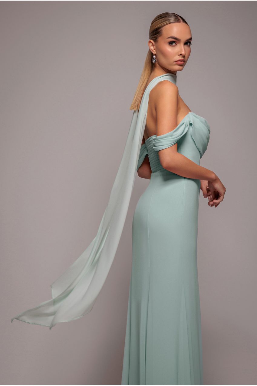 Chiffon Scarf - Sage Green AC15